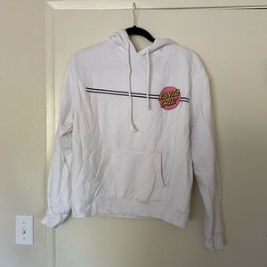 White Santa Cruz Hoodie
